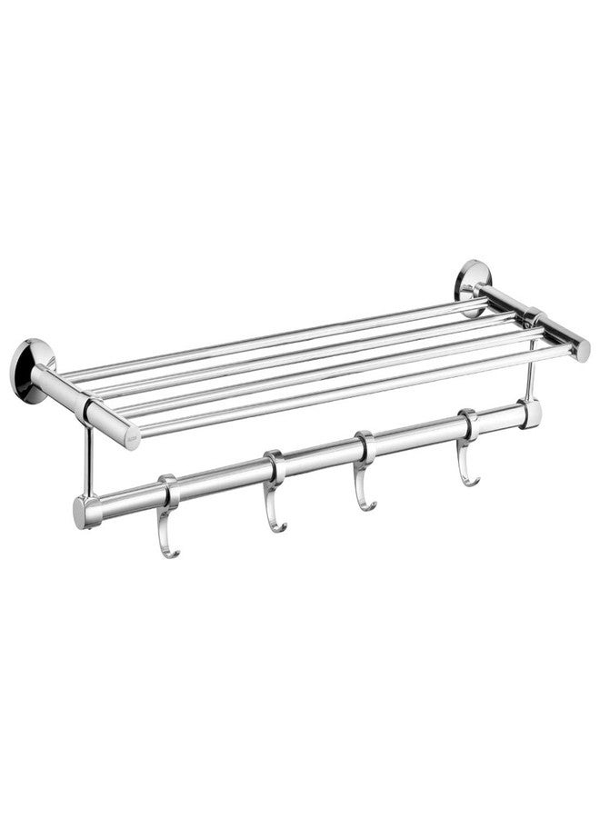 ALTON Chrome Finish Brass Towel Rack (24-Inch) - Image 1